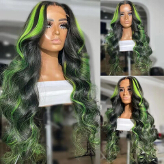 Ginger Orange Blonde Color Loose Wave 13X4 Lace
Frontal Synthetic Wig For Women Preplucked Bleach
Knots Cosplay Daily Party