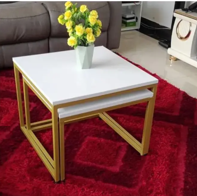 【PROMOTION!】Bree Coffee Table Square Nesting Table Furniture High Quality Durable Classic Sitting Room Coffee Tables