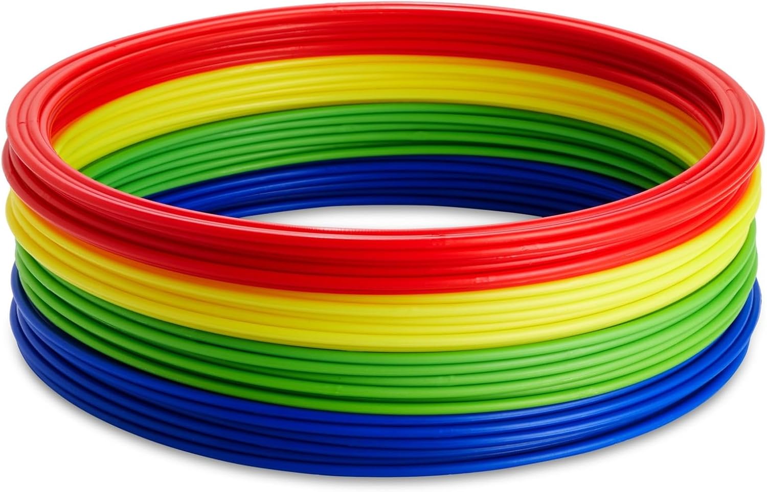 3 Pcs Agility Rings Speed Training Hoops For Football Soccer Basketball Handball Netball Footwork Quickness Balance Coordination Fitness Sports Drills School Team Practice Outdoor Indoor Exercise Kit