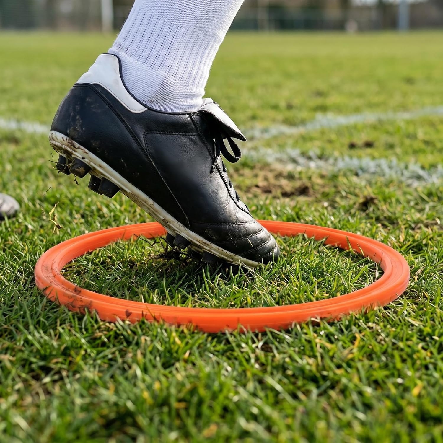 3 Pcs Agility Rings Speed Training Hoops For Football Soccer Basketball Handball Netball Footwork Quickness Balance Coordination Fitness Sports Drills School Team Practice Outdoor Indoor Exercise Kit