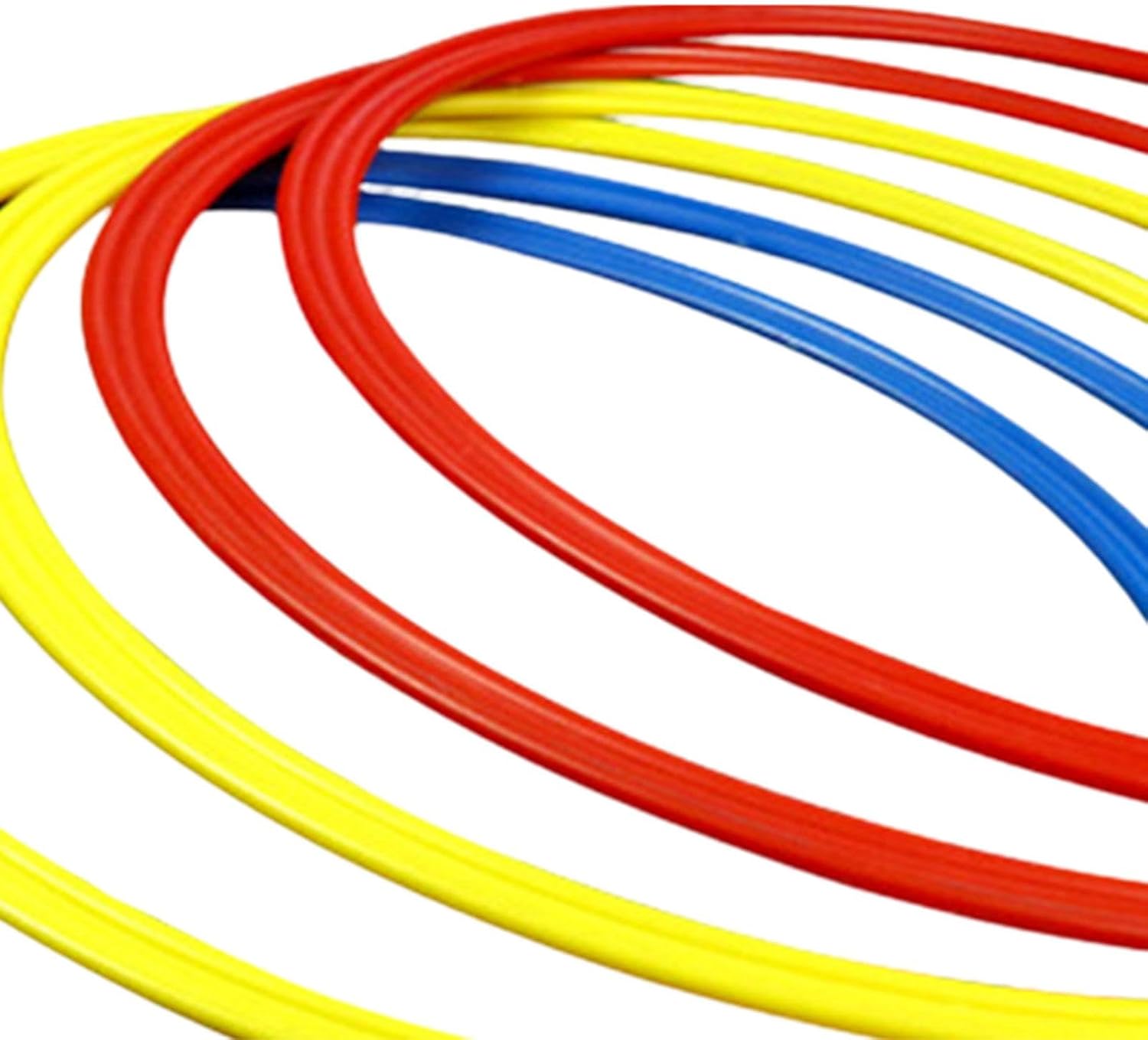 3 Pcs Agility Rings Speed Training Hoops For Football Soccer Basketball Handball Netball Footwork Quickness Balance Coordination Fitness Sports Drills School Team Practice Outdoor Indoor Exercise Kit