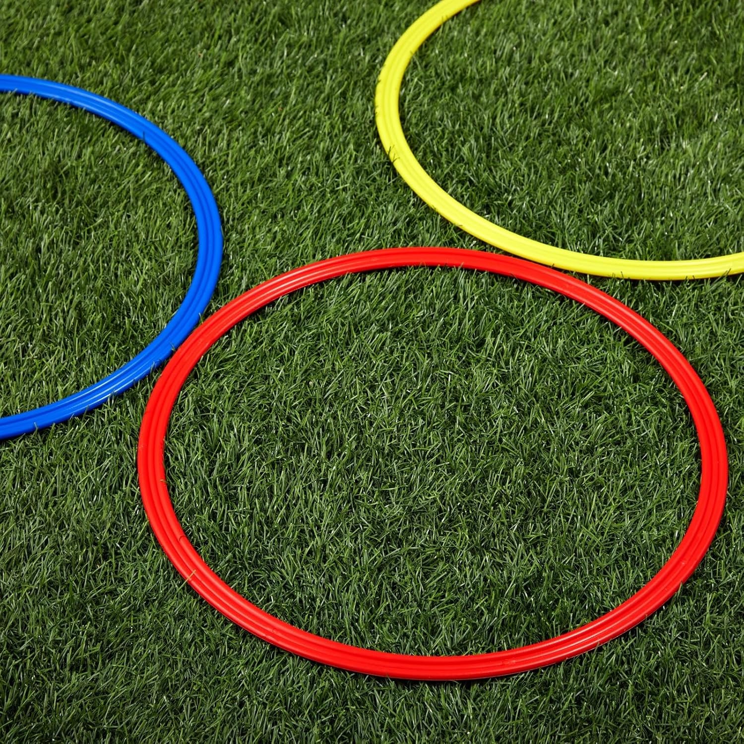 3 Pcs Agility Rings Speed Training Hoops For Football Soccer Basketball Handball Netball Footwork Quickness Balance Coordination Fitness Sports Drills School Team Practice Outdoor Indoor Exercise Kit
