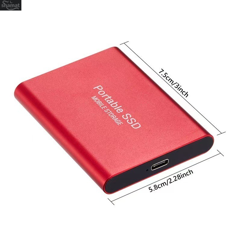 【Large capacity 128TB】High Speed Portable Mobile SSD, USB 3.1 Type-C Interface, External Solid State Drive for Phone & Laptop