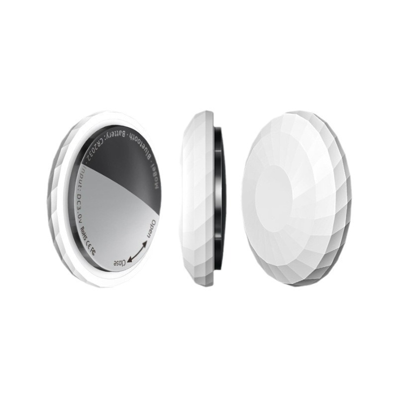 Polygon Shell Pet Bluetooth GPS Tracker, Compatible with iOS & Android, Remote Binding/Unbinding, Pet Lost Alarm Device