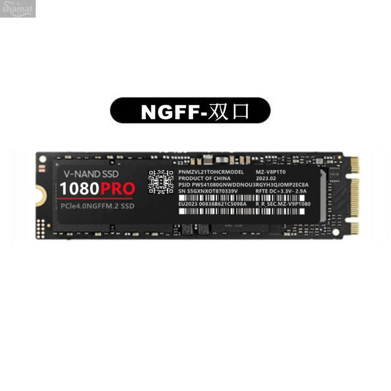 【4TB large capacity】1080PRO PCIe4.0 NVMe SSD, M.2 High-speed Solid State Drive for Desktop & Laptop