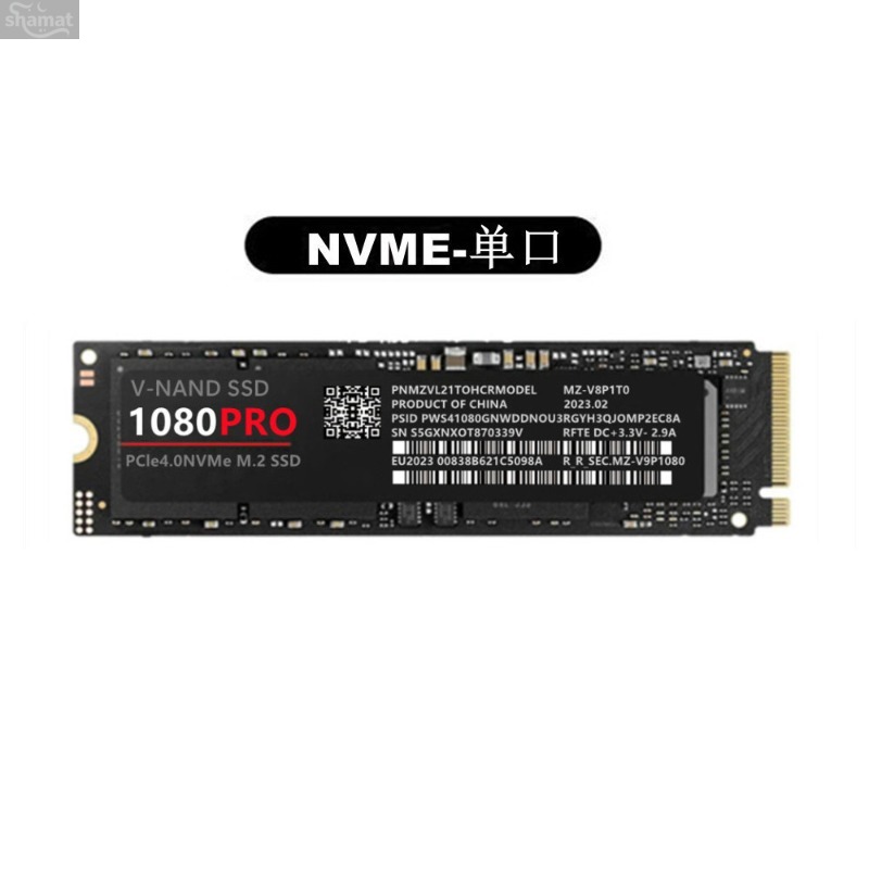 【4TB large capacity】1080PRO PCIe4.0 NVMe SSD, M.2 High-speed Solid State Drive for Desktop & Laptop