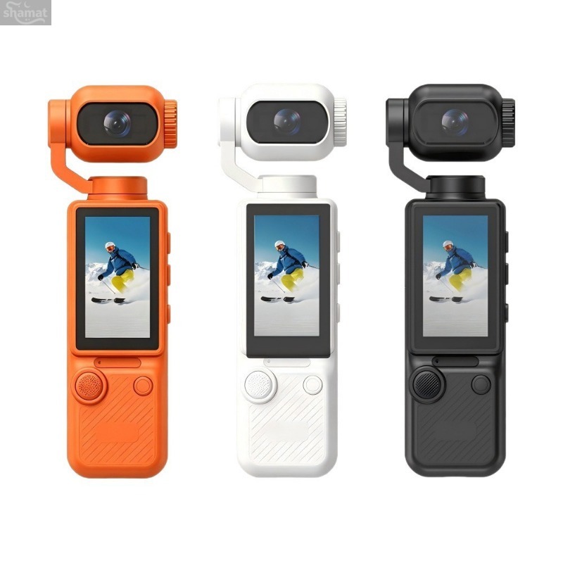 Pocket 3-Axis Gimbal Camera, 4K HD Physical Stabilization, Handheld Vlog Sports Cam
