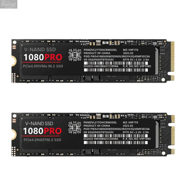 【4TB large capacity】1080PRO PCIe4.0 NVMe SSD, M.2 High-speed Solid State Drive for Desktop & Laptop