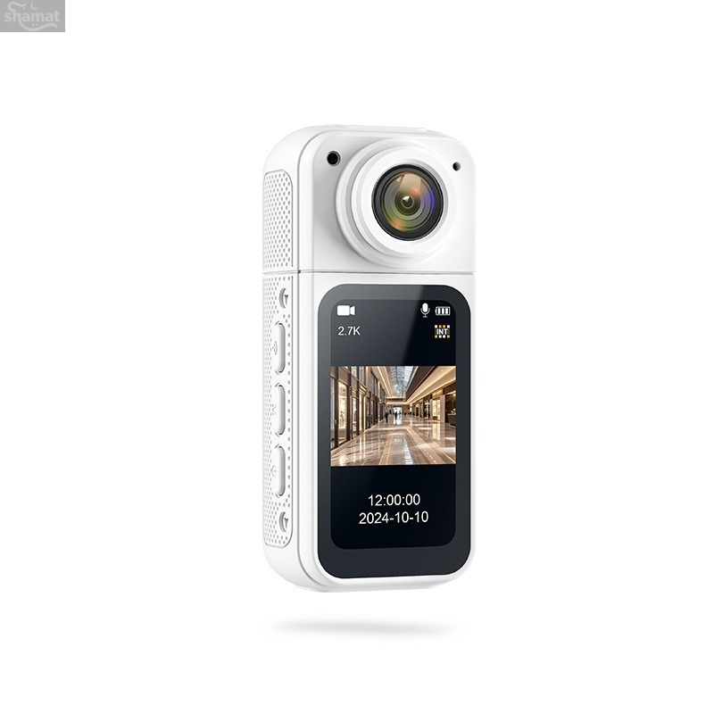 180° Rotatable Thumb Camera, 2.7K HD Magnetic, Portable Vlog Recorder