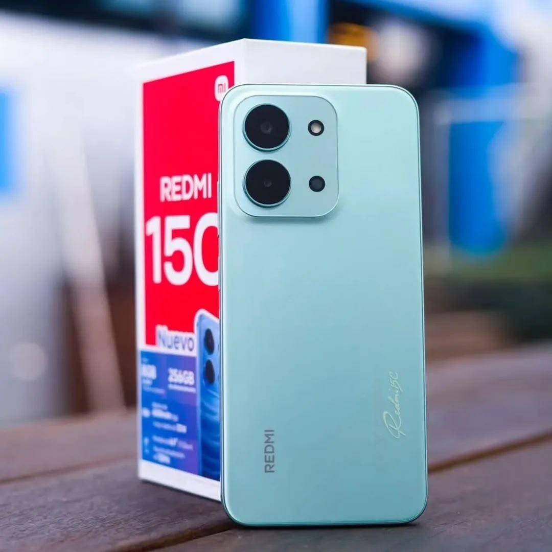 Redmi 15c ,256 gb ,(8+8) ram , expandable ram to 16gb ram ,5500msh battery capacity, 50mp camera front camera,32gb front camera,4g network,6.7 inch screen display type C charger system dual sim suppor