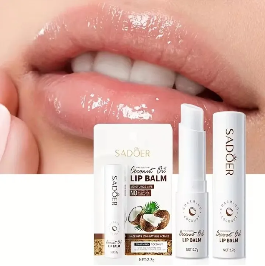 Lip gloss Coconut Brightening Lip Balm Moisturizing Anti Cracking Hydrating Repair Nourishing Lipstick Lips oil Skin Care Products