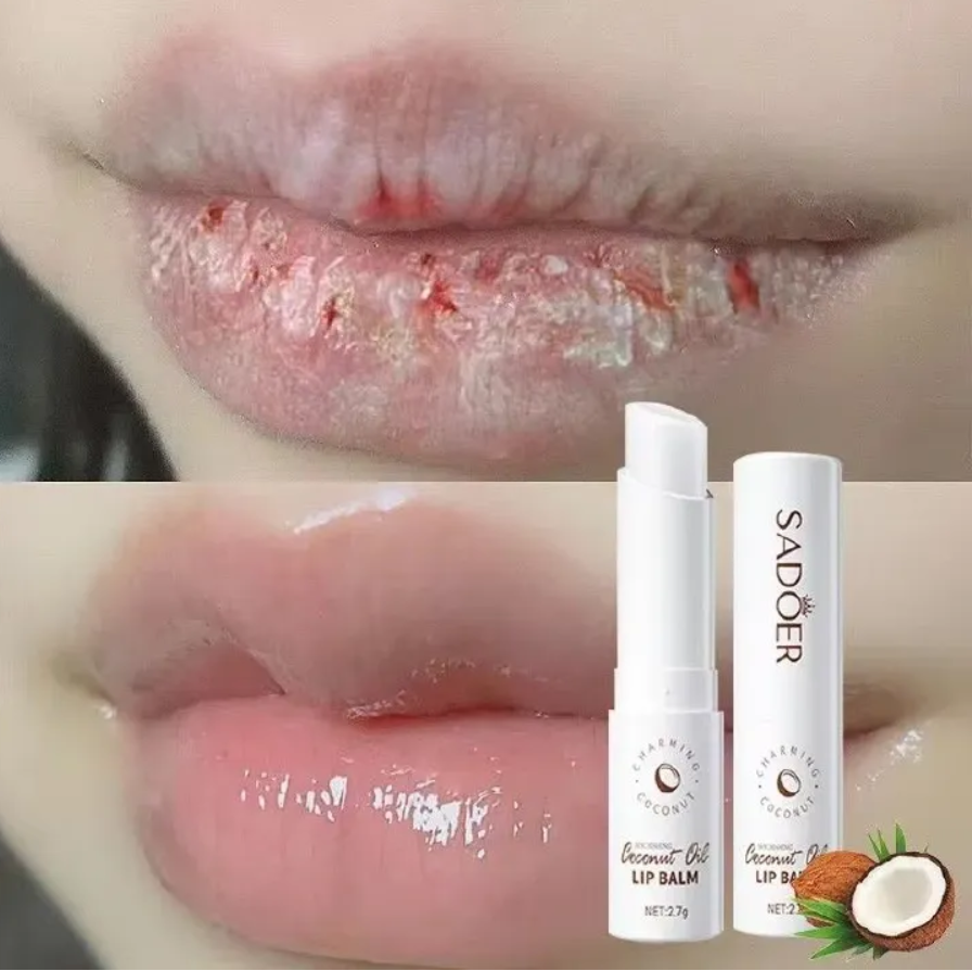 Lip gloss Coconut Brightening Lip Balm Moisturizing Anti Cracking Hydrating Repair Nourishing Lipstick Lips oil Skin Care Products