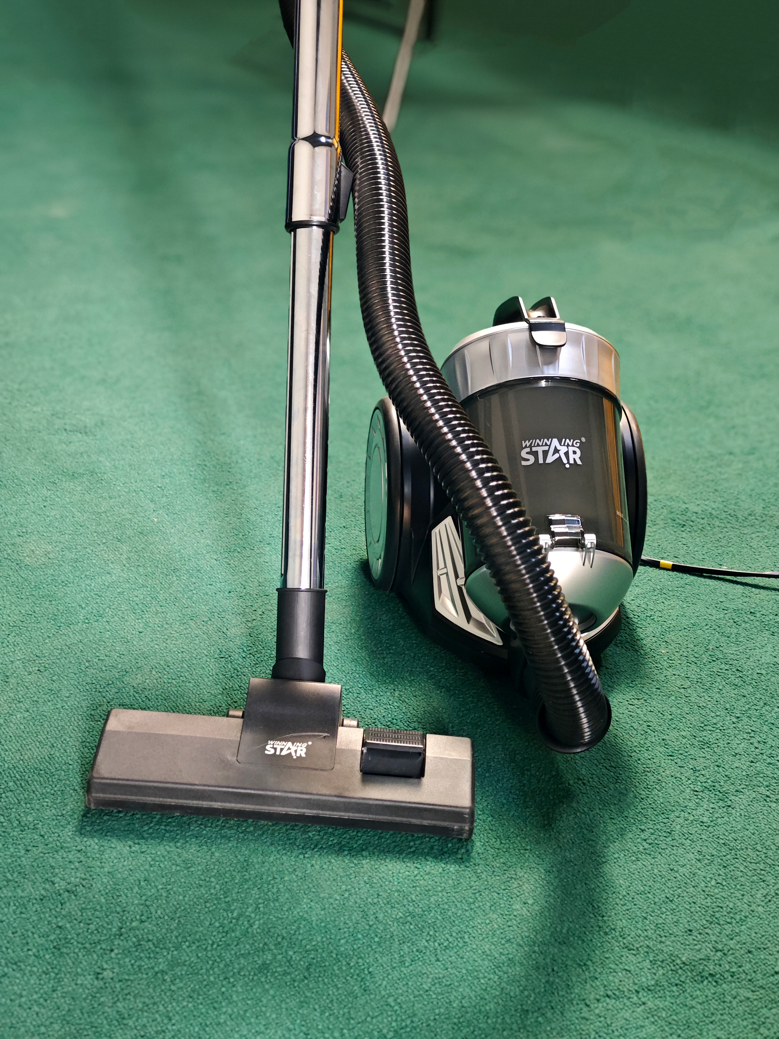 Winning Star ST-5052 Bagless Canister Vacuum Cleaner – 1200W Powerful Suction, Low Noise Cyclonic Floor & Carpet Cleaner