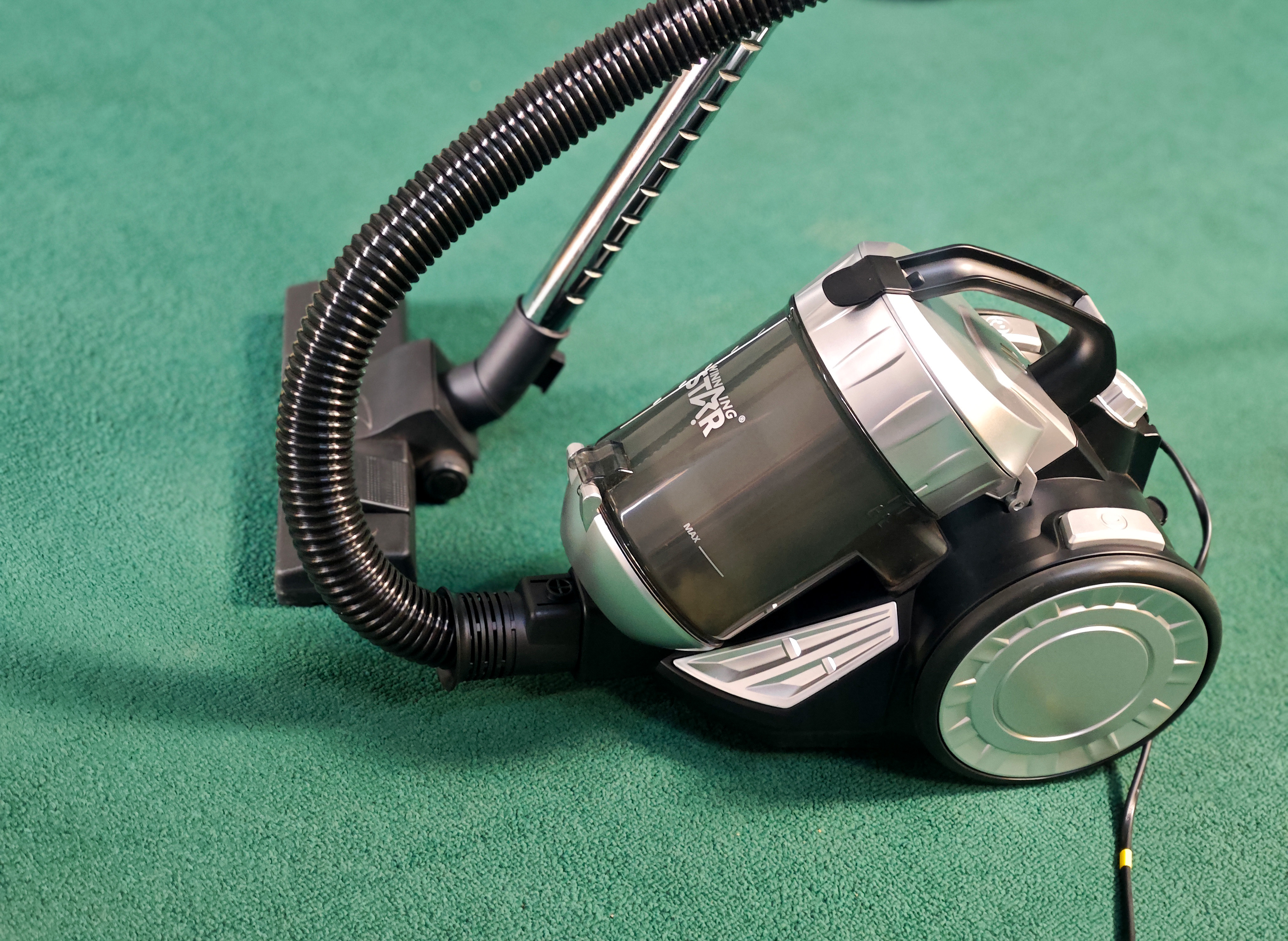Winning Star ST-5052 Bagless Canister Vacuum Cleaner – 1200W Powerful Suction, Low Noise Cyclonic Floor & Carpet Cleaner