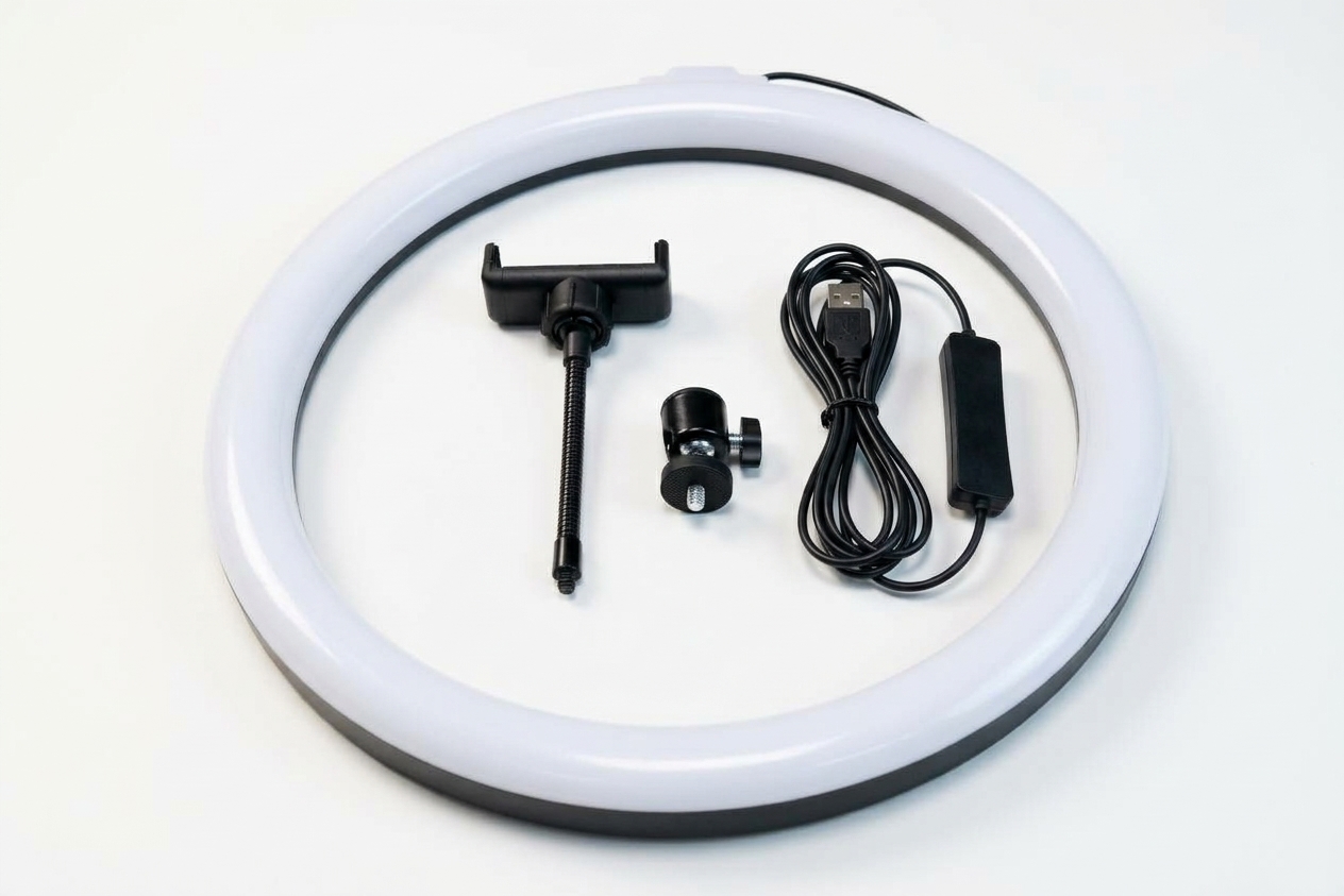 MJ-36 14-Inch RGB LED Ring Light with Smartphone Holder for TikTok, Vlogging & Studio Photography