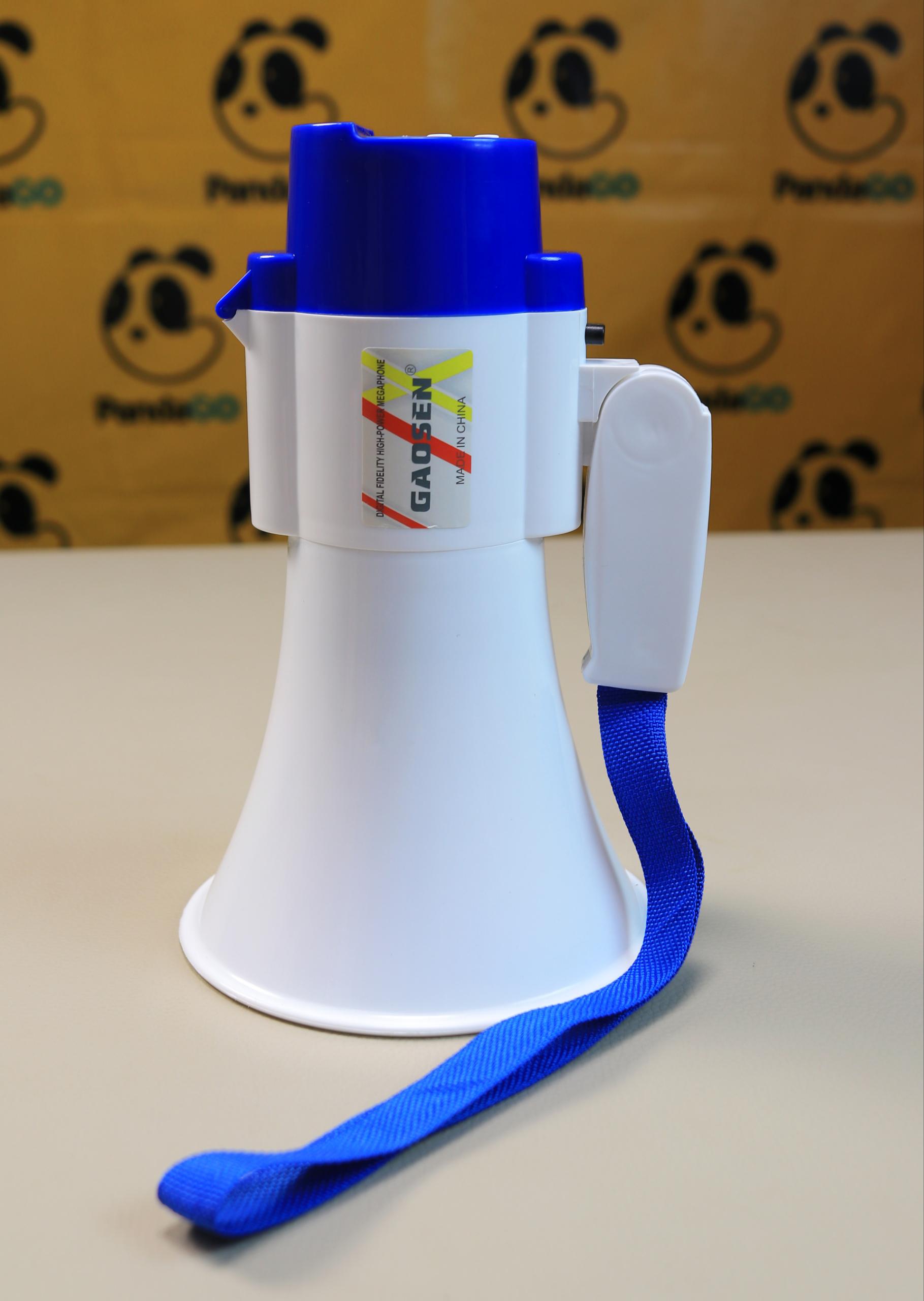 GAOSEN Rechargeable Megaphone Speaker – Portable Handheld Loudspeaker with Digital Sound Amplification, Charging Indicator and Lithium Battery