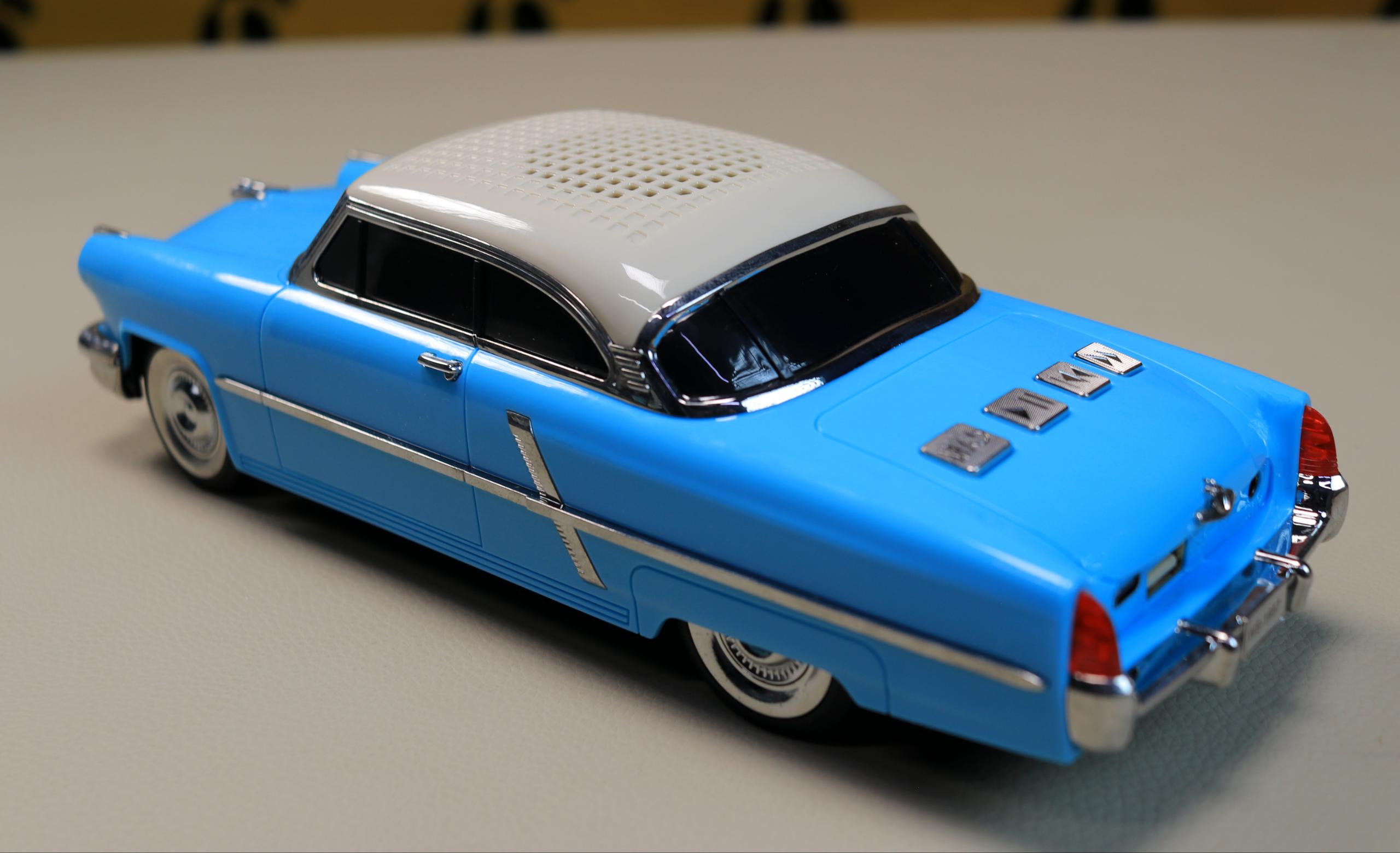 WS-1957 Retro Classic Car Bluetooth Speaker – Portable Wireless Novelty Stereo with FM Radio, USB & TF Card