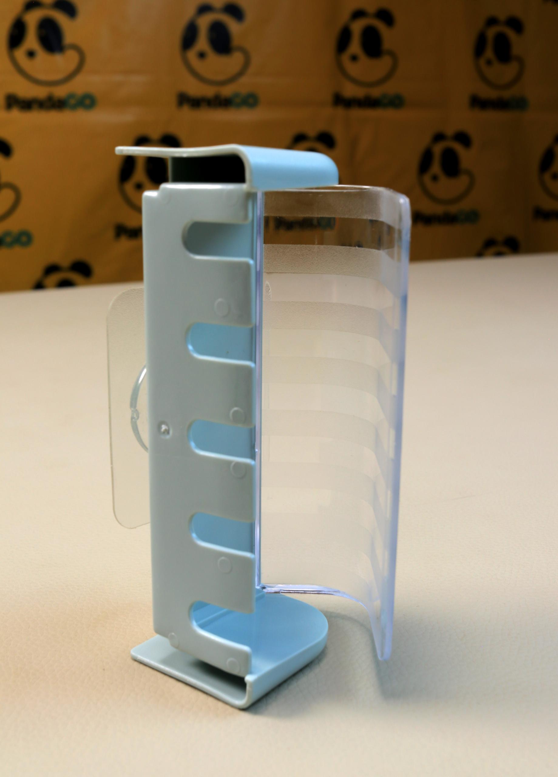 MEI JIA JIA Seamless Toothbrush Holder – Self-Adhesive Wall-Mounted Toothbrush Organiser, Space-Saving Bathroom Storage Rack