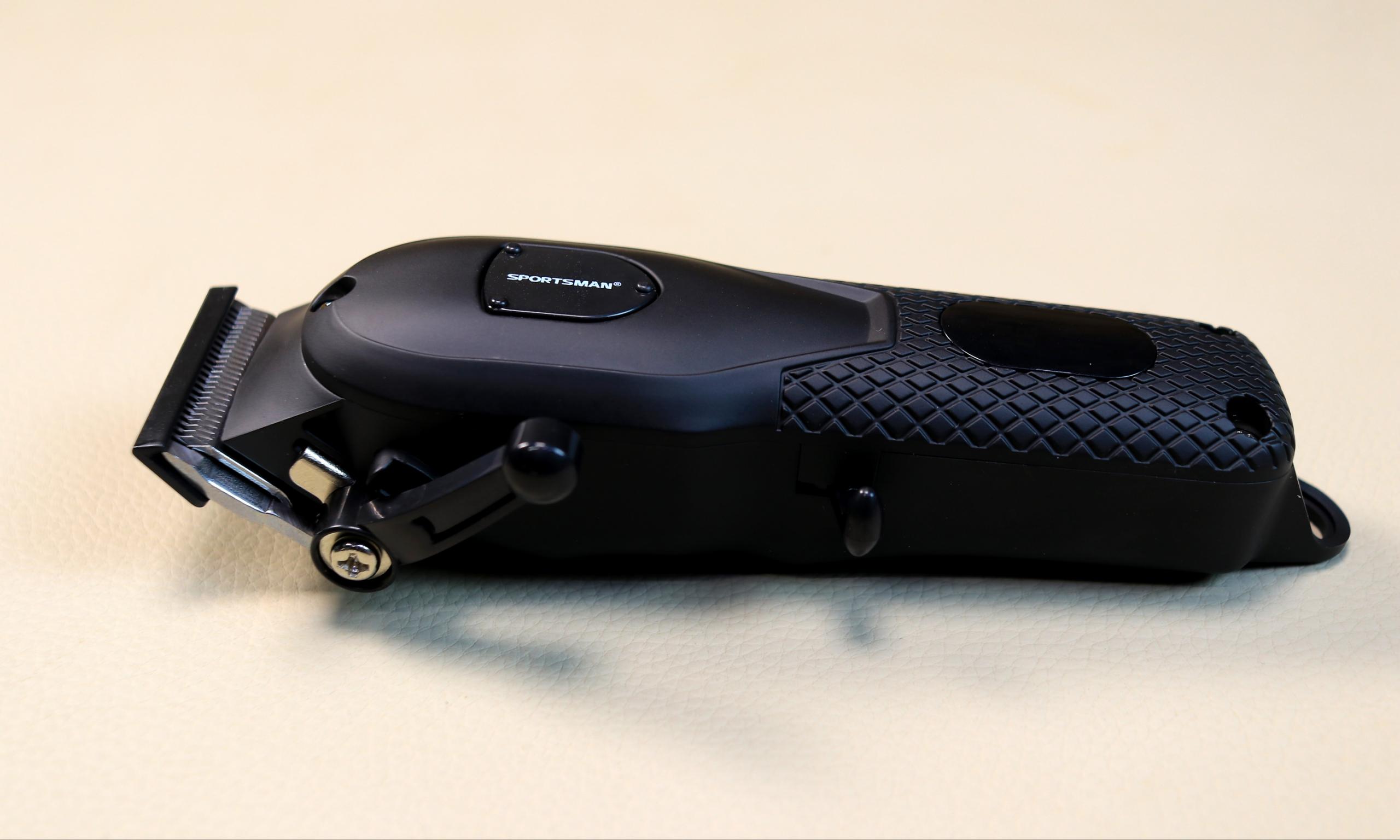SPORTSMAN SM-682 Professional Hair Clipper Rechargeable USB Cordless Trimmer with LED Display, Stainless Steel Blade & Guide Combs