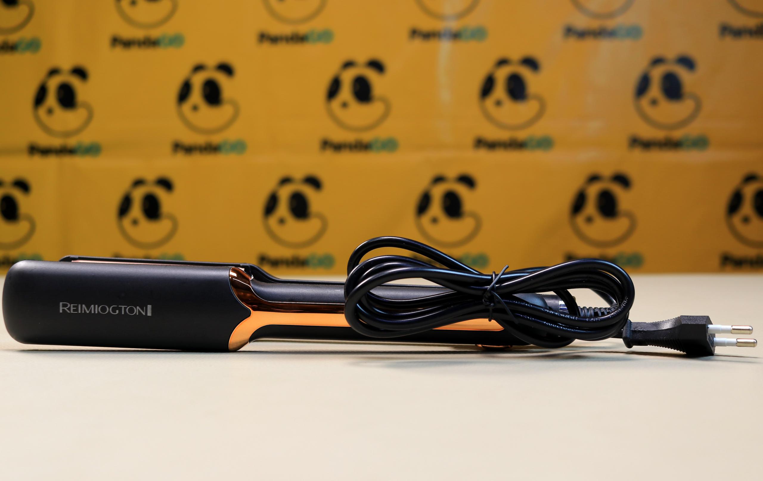 REIMOGTON RE-2096 Professional Hair Straightener – 4-Temperature Control (160°C–220°C), Ceramic Essential Oil Hair Styler for Straightening & Volume