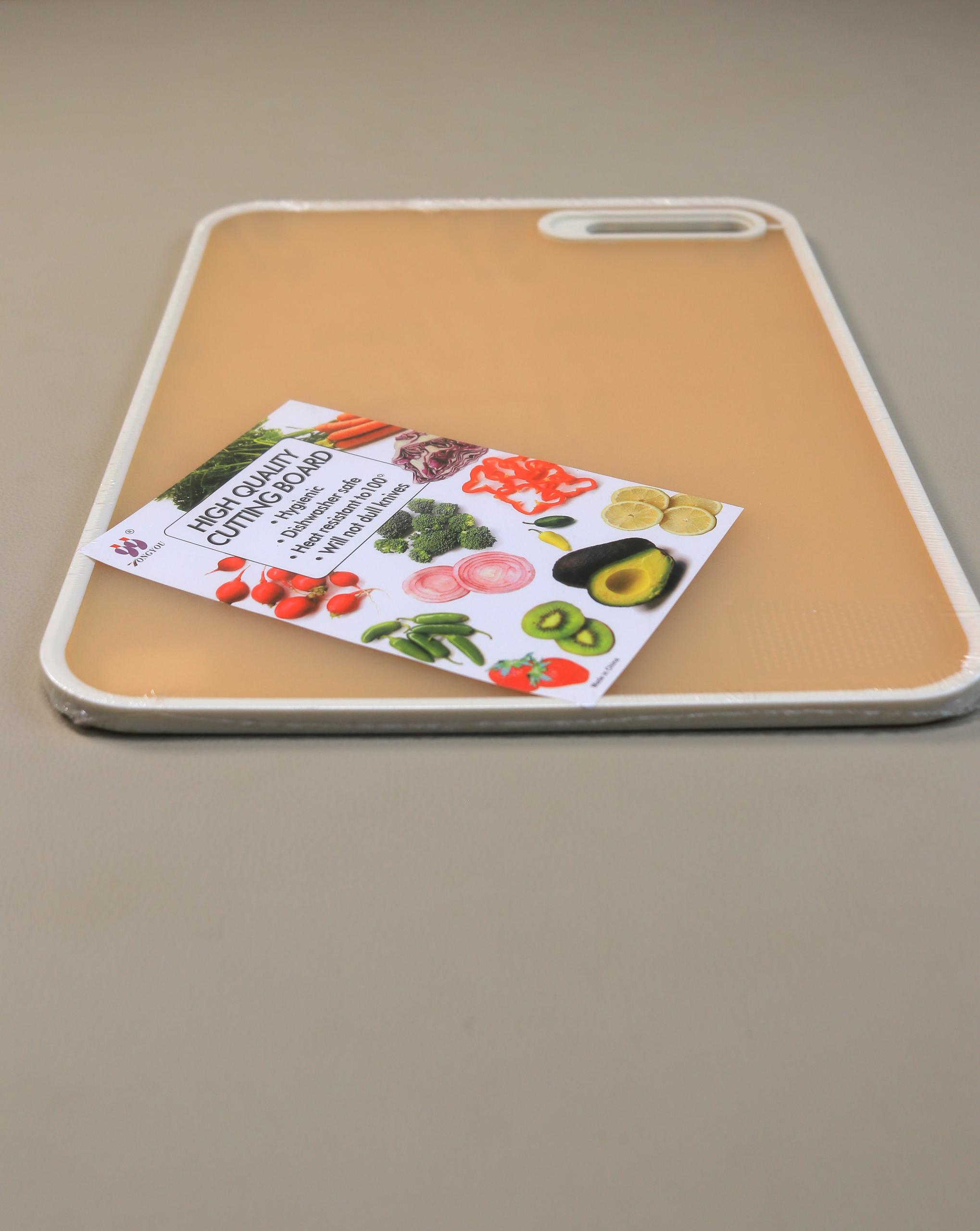 ZONGYOU Non-Slip Kitchen Chopping Board – Hygienic Food Prep Surface, Heat Resistant to 100°C for Vegetables, Fruits & Meat