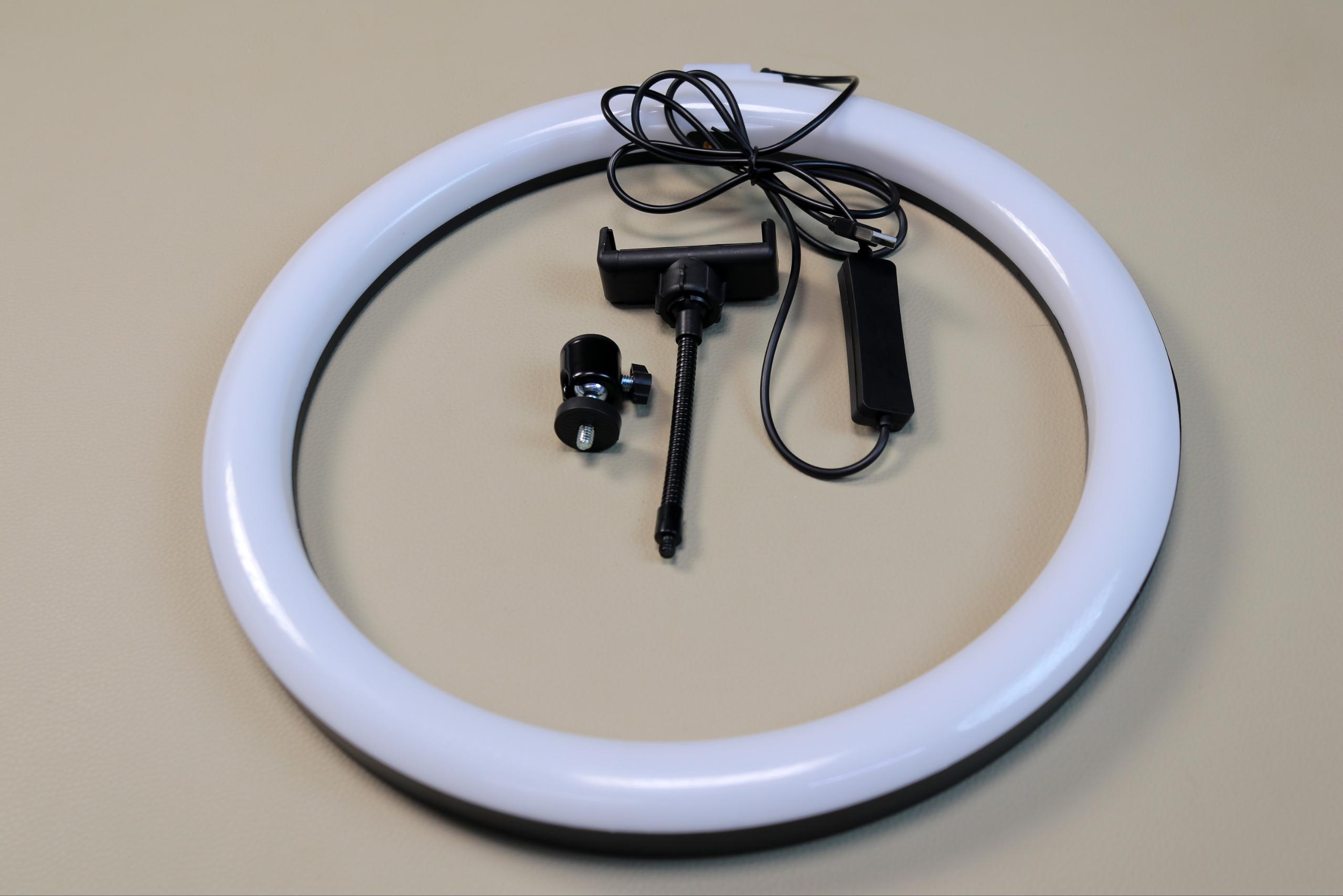 MJ-36 14-Inch RGB LED Ring Light with Smartphone Holder for TikTok, Vlogging & Studio Photography