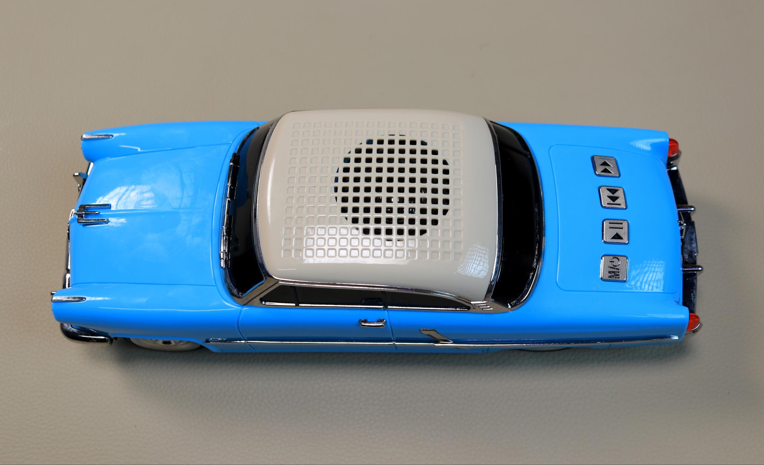 WS-1957 Retro Classic Car Bluetooth Speaker – Portable Wireless Novelty Stereo with FM Radio, USB & TF Card