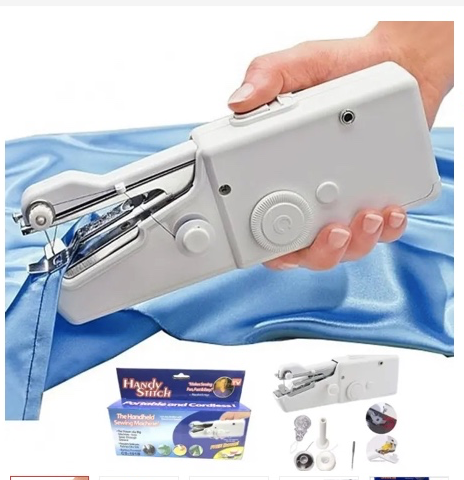 Portable Sewing Machine Mini Household Items Handheld Stitching Sew Handy StiTch Needles Work