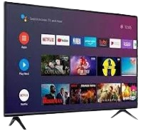 Vitron 43 Inch Frameless Smart Android LED TV with Bluetooth