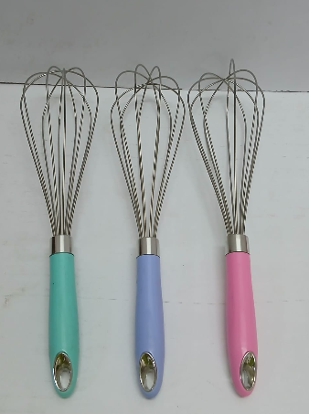 ON OFFER 1Pc Stainless Steel Whisk Mixer with opener Wire Cake Egg Frother Beater Baking Tools Kitchen Tool.