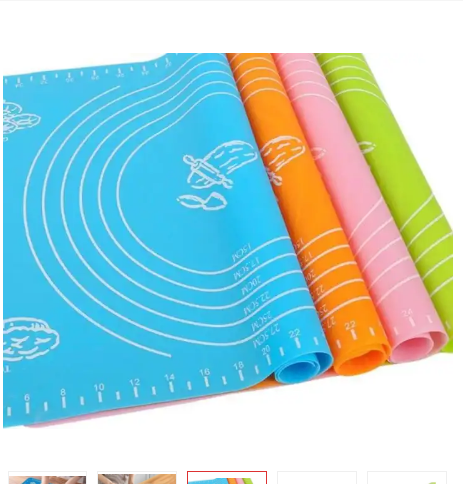 Silicon kneading chapati mats non stick pastry mat with measurement markings