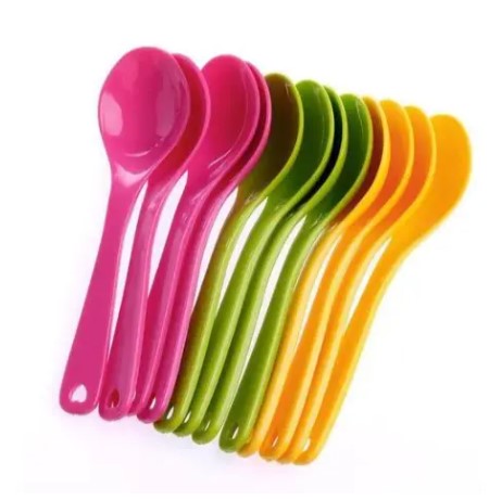 DEAL MOTO MOTO!!! BPA Free plastic. 12 pcs high quality kitchen Portable coloured baby spoons
