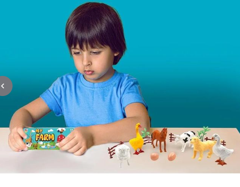 CBC Learning Farm Animals Adventure Set of 6 Animal Toy Figures