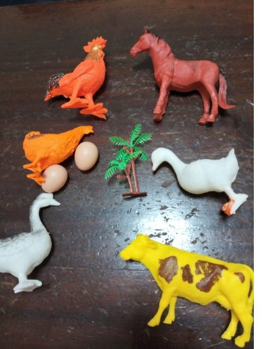 CBC Learning Farm Animals Adventure Set of 6 Animal Toy Figures