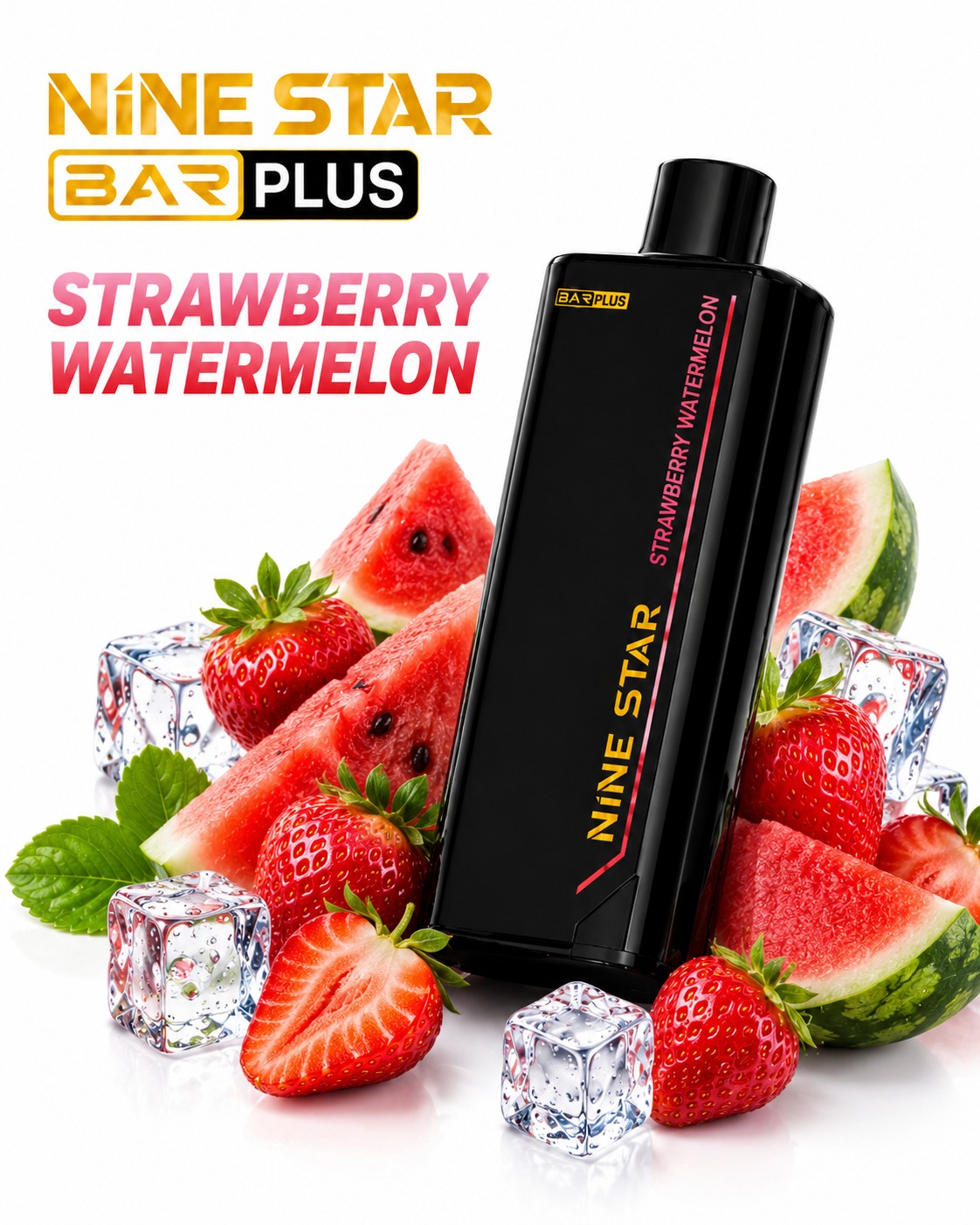 Nine Star Bar Plus Disposable Vape with Replaceable Pod | Up to 20,000 Puffs/Mesh Coil Technology | USB Type-C Rechargeable | Long-Lasting Performance