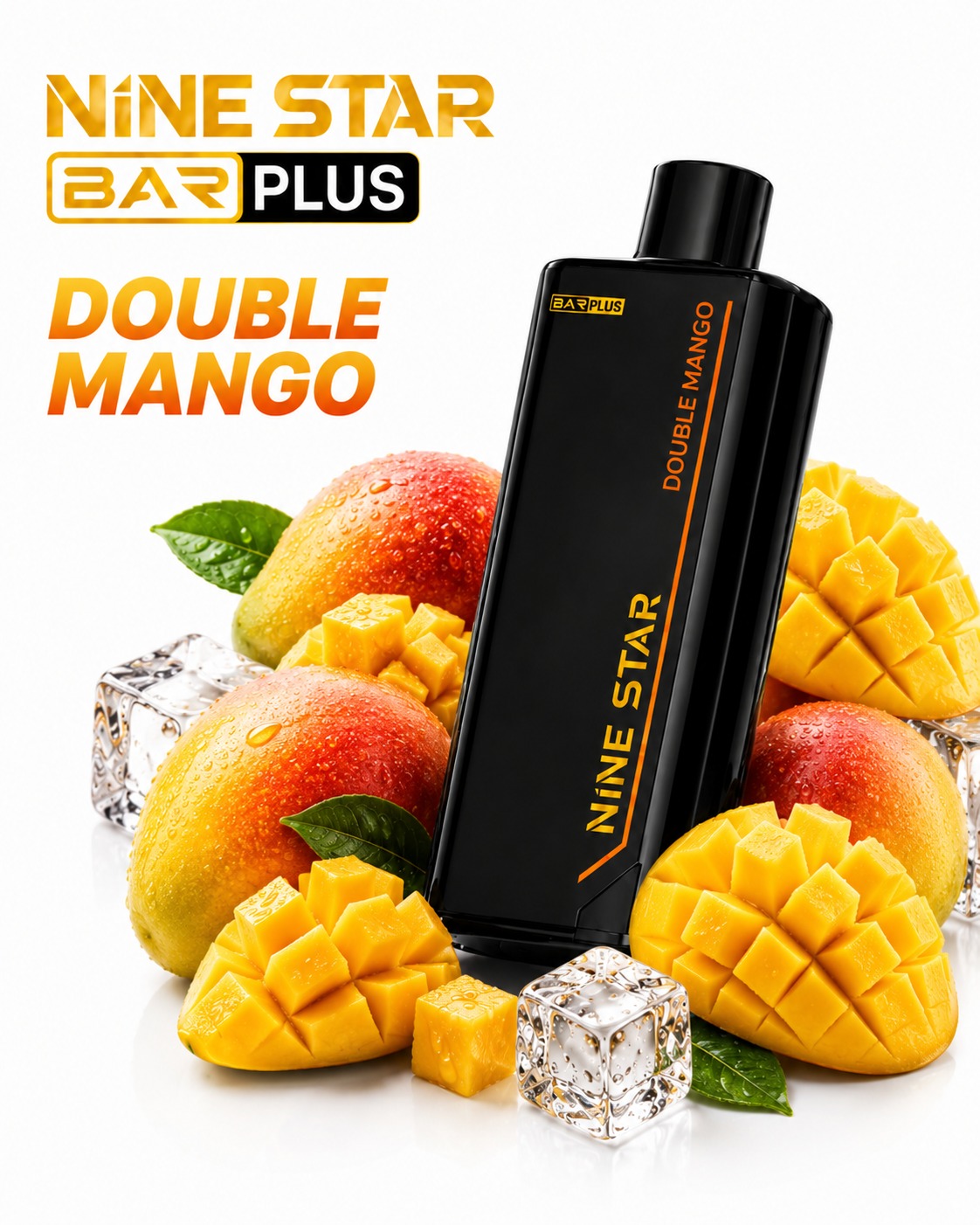 Nine Star Bar Plus Disposable Vape with Replaceable Pod | Up to 20,000 Puffs/Mesh Coil Technology | USB Type-C Rechargeable | Long-Lasting Performance