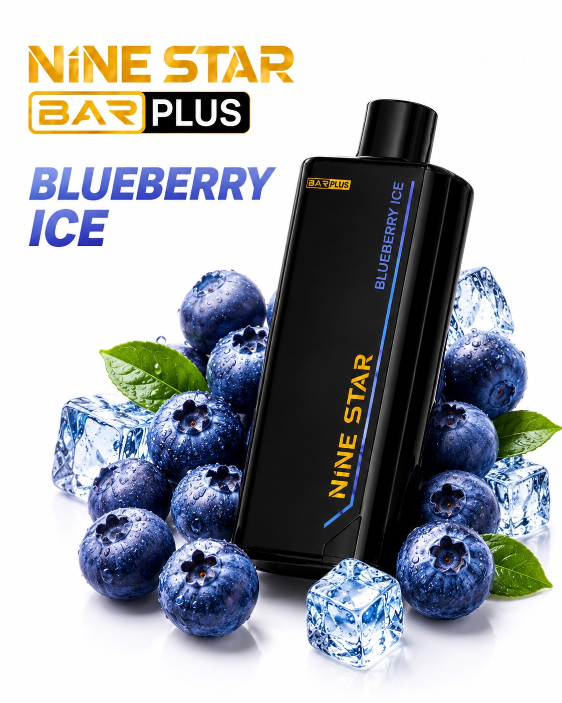Nine Star Bar Plus Disposable Vape with Replaceable Pod | Up to 20,000 Puffs/Mesh Coil Technology | USB Type-C Rechargeable | Long-Lasting Performance