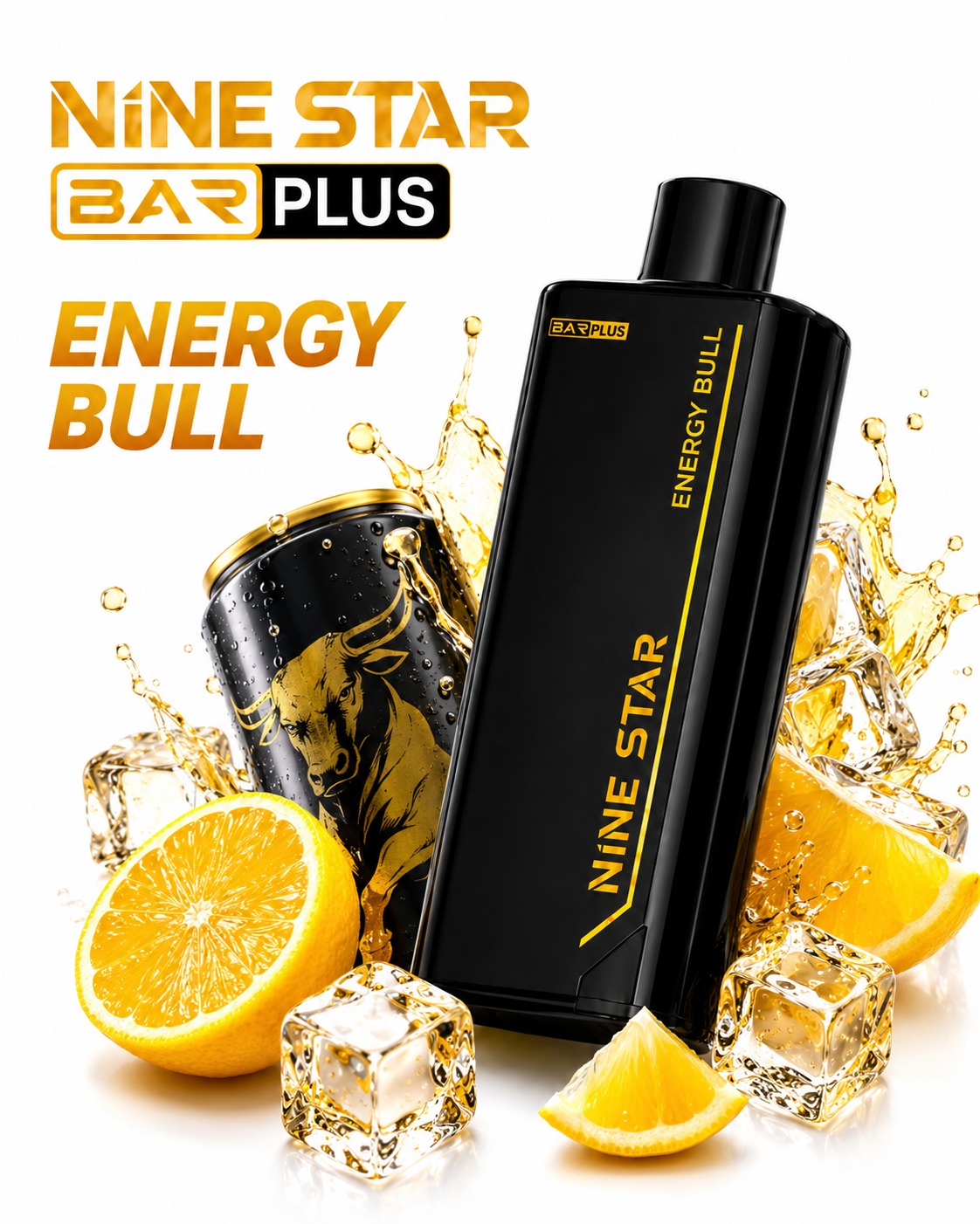 Nine Star Bar Plus Disposable Vape with Replaceable Pod | Up to 20,000 Puffs/Mesh Coil Technology | USB Type-C Rechargeable | Long-Lasting Performance