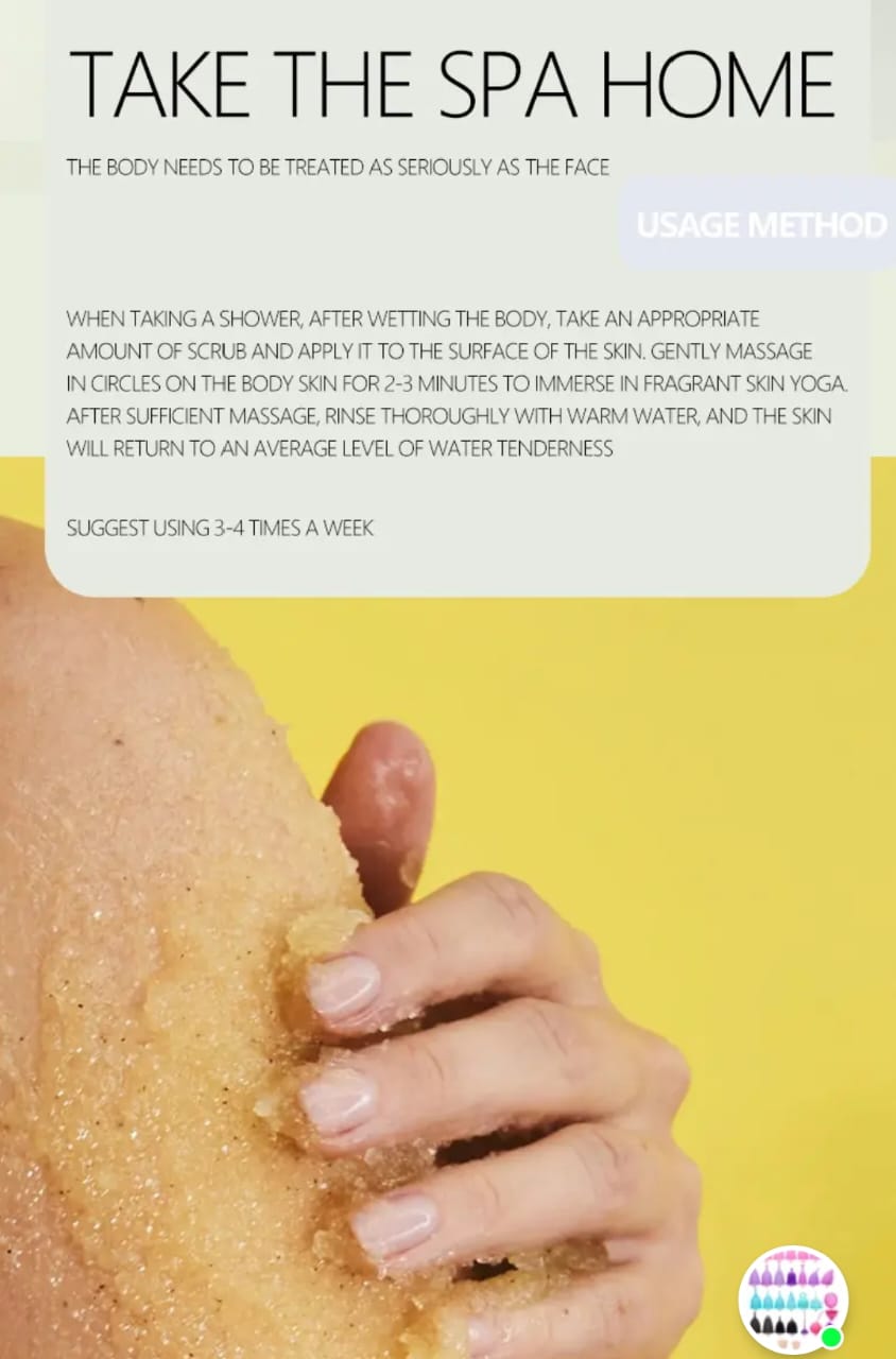 610G SHEA SUGAR BRIGHTENING EXFOLIATING FACE AND BODY SCRUB INFUSED WITH RICH NUTRIENT SEEAWEED TO HELP EXFOLIATE,DEEPLY NOURISH AND LEAVE YOUR SKIN SOFT,SMOOTH AND GLOWING AFTER EVERY USE