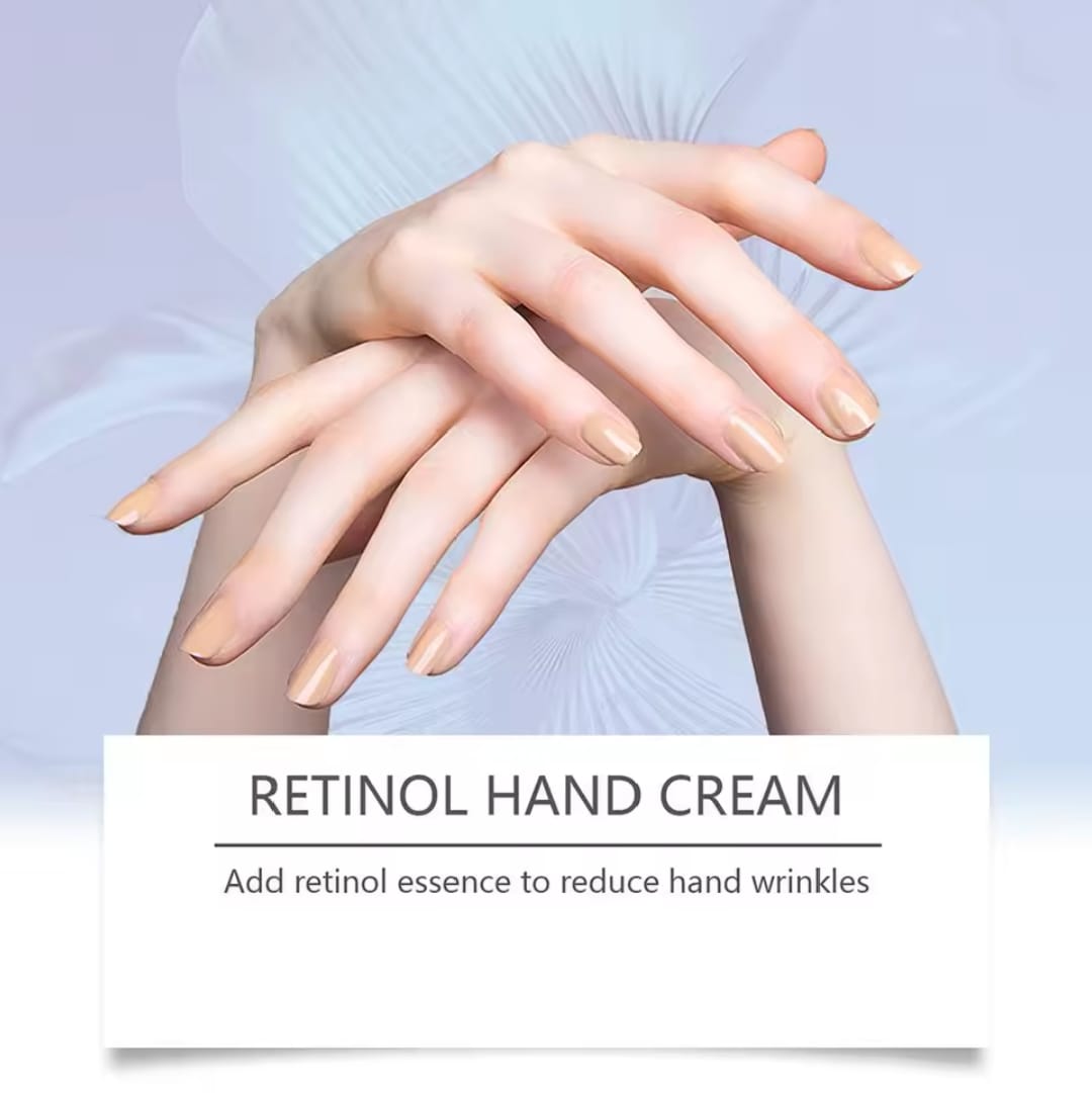 ORIGINAL IREV RETINOL HAND CREAM.HELPS TO MOISTURISE DRY HANDS IMPROVING APPEARANCE OF FINE LINES AND ROUGH SKIN.RETINOL HELPS TO FIGHT ANTI AGING AND COLLAGEN KEEPS YOUR HANDS LOOKING YOUNG