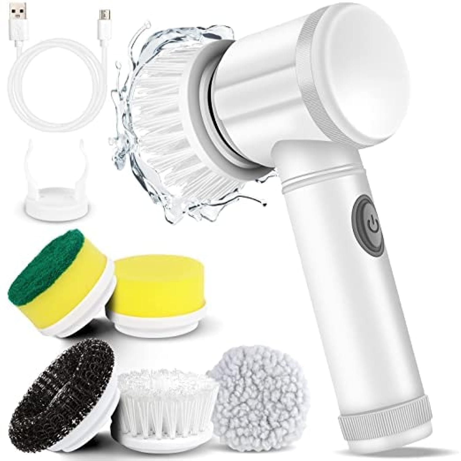 *New arrival*🎊🎊🎊🎊
*USB Rechargable magic brush with 3 option (brush, sponge & polisher) plus adhesive storage hook*