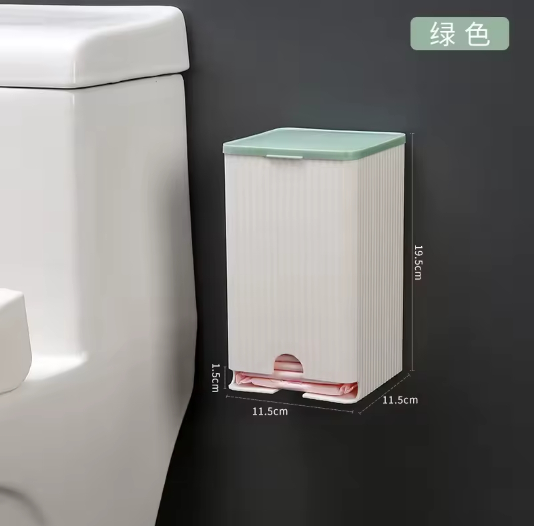 💃🏾💃🏾💃🏾💃🏾💃🏾
Sanitary tampons wall mount dispenser multifunctional storage box restroom bedroom swab organizer 

Easy way to store and access girls accessories