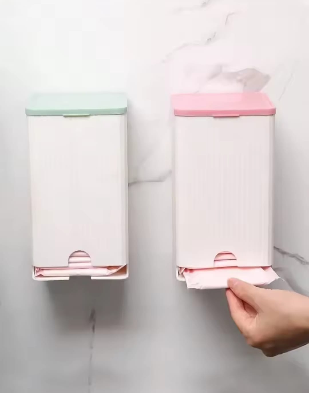 💃🏾💃🏾💃🏾💃🏾💃🏾
Sanitary tampons wall mount dispenser multifunctional storage box restroom bedroom swab organizer 

Easy way to store and access girls accessories