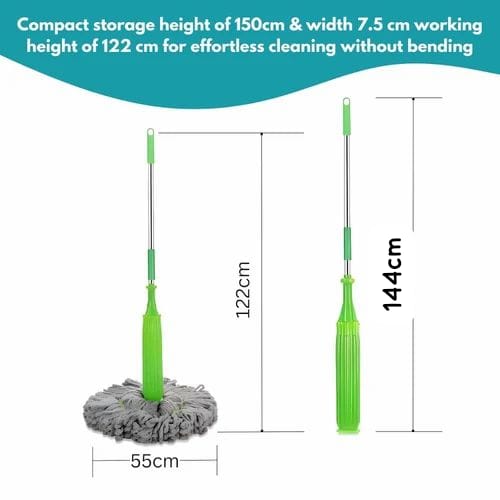 *New arrival🔥🔥🔥🔥🎉🎉🎉*
BIG SIZE New upgrade 144cm pocket wringing mop now available