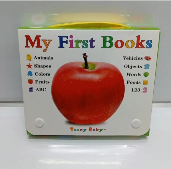 Offer offer  10 books of my first books..Words,fruits,number, shapes ,animals,abc,vehicles objects,food and colors learning