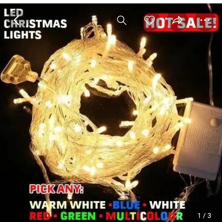 Fairy Lights Led String Garland Christmas Light Waterproof For Tree Home Garden Wedding Party Outdoor Indoor Decoration