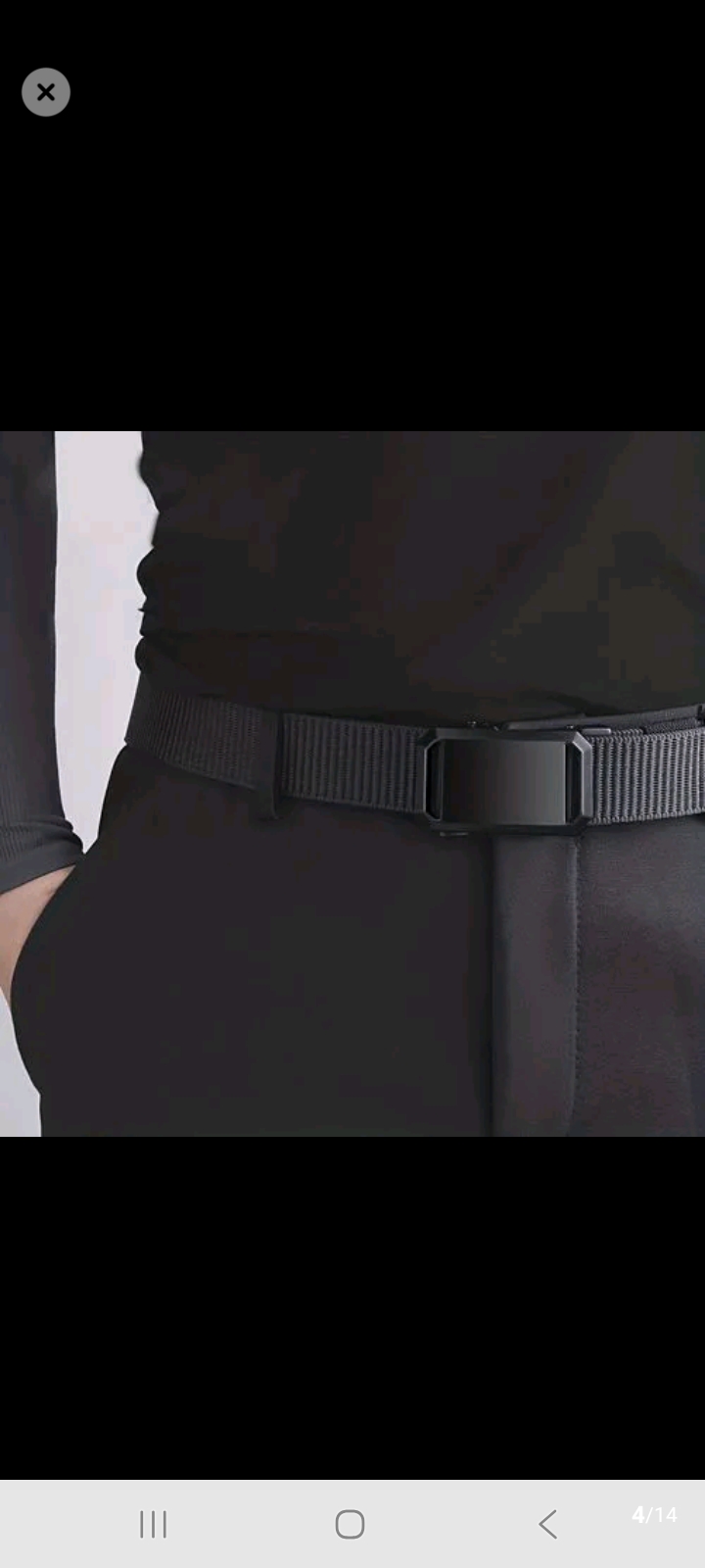 New Arrivals Men's Belt Automatic Metal Buckle Nylon Webbing Outdoor Work Tactical Belt Toothless Automatic Buckle Casual Sports Canvas Belts Military Training Pants Belt For Men High Quality  Nylon
