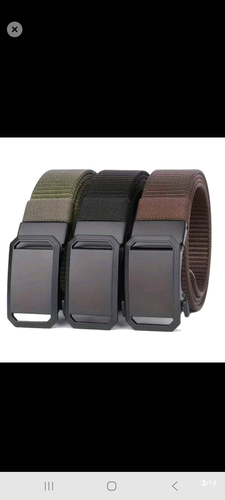 New Arrivals Men's Belt Automatic Metal Buckle Nylon Webbing Outdoor Work Tactical Belt Toothless Automatic Buckle Casual Sports Canvas Belts Military Training Pants Belt For Men High Quality  Nylon