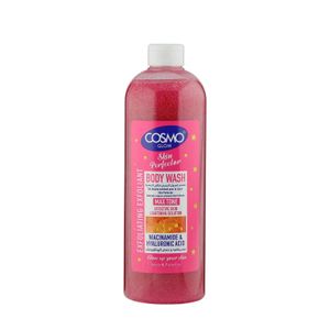 Cosmo Glow Tone Perfector Radiance Body Wash 1000ml Niacinamide Hyaluronic Acid Exfoliating Shower Gel for Smooth Soft Glowing Skin Uneven Tone Care Daily Body Cleanser