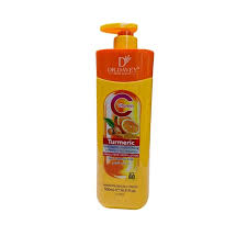 Dr Davey Turmeric Body Lotion 500ml – Moisturizing Body Lotion for Dry Skin, Uneven Looking Skin Tone, Soft Smooth Radiant Skin, Fast Absorbing Daily Body Care for Women and Men
